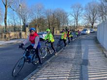 Photo of cyclists on Restart