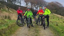 Photo of cyclists on ride